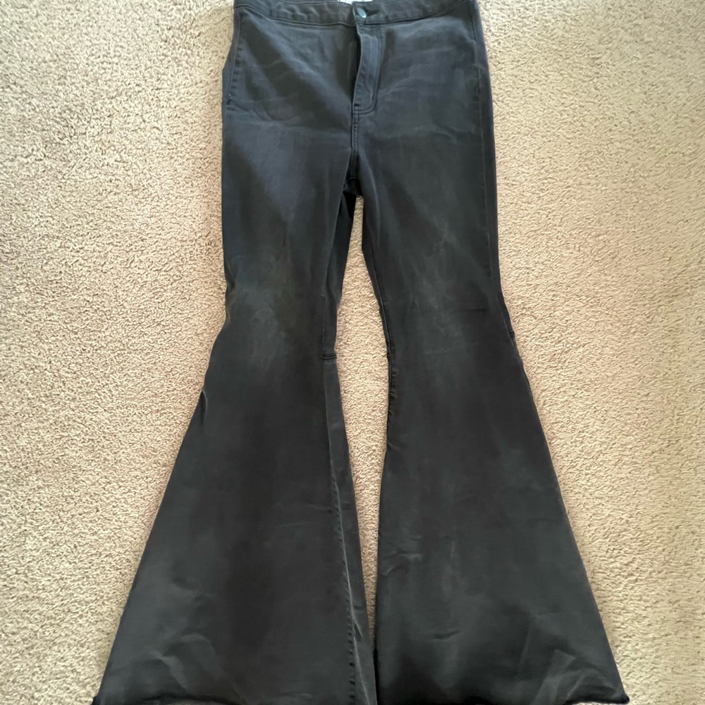 Free people high waisted flare jeans